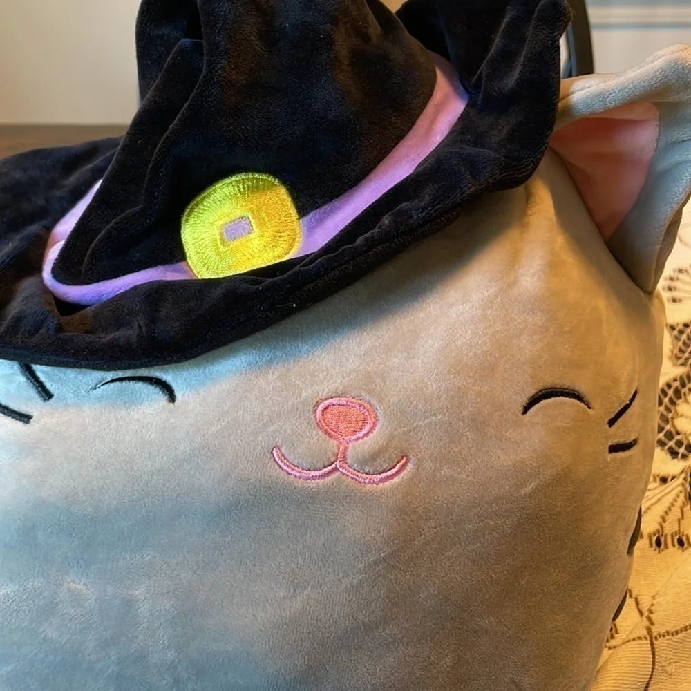 Squishmallows 2021 Flip A Mallows Tally Cat Witch/Dante Devil Bat Halloween